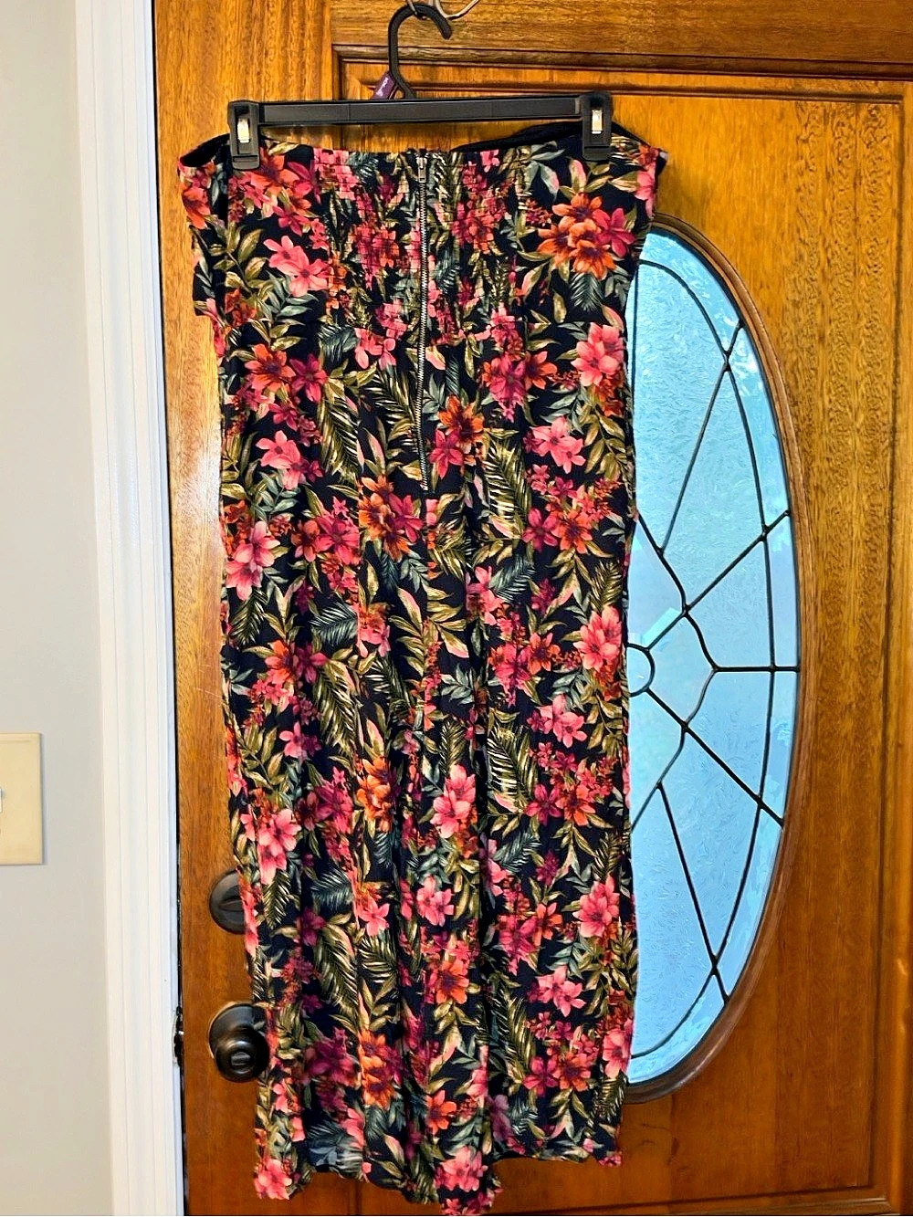 American Eagle Floral Wide Leg jumpsuit XL Like New